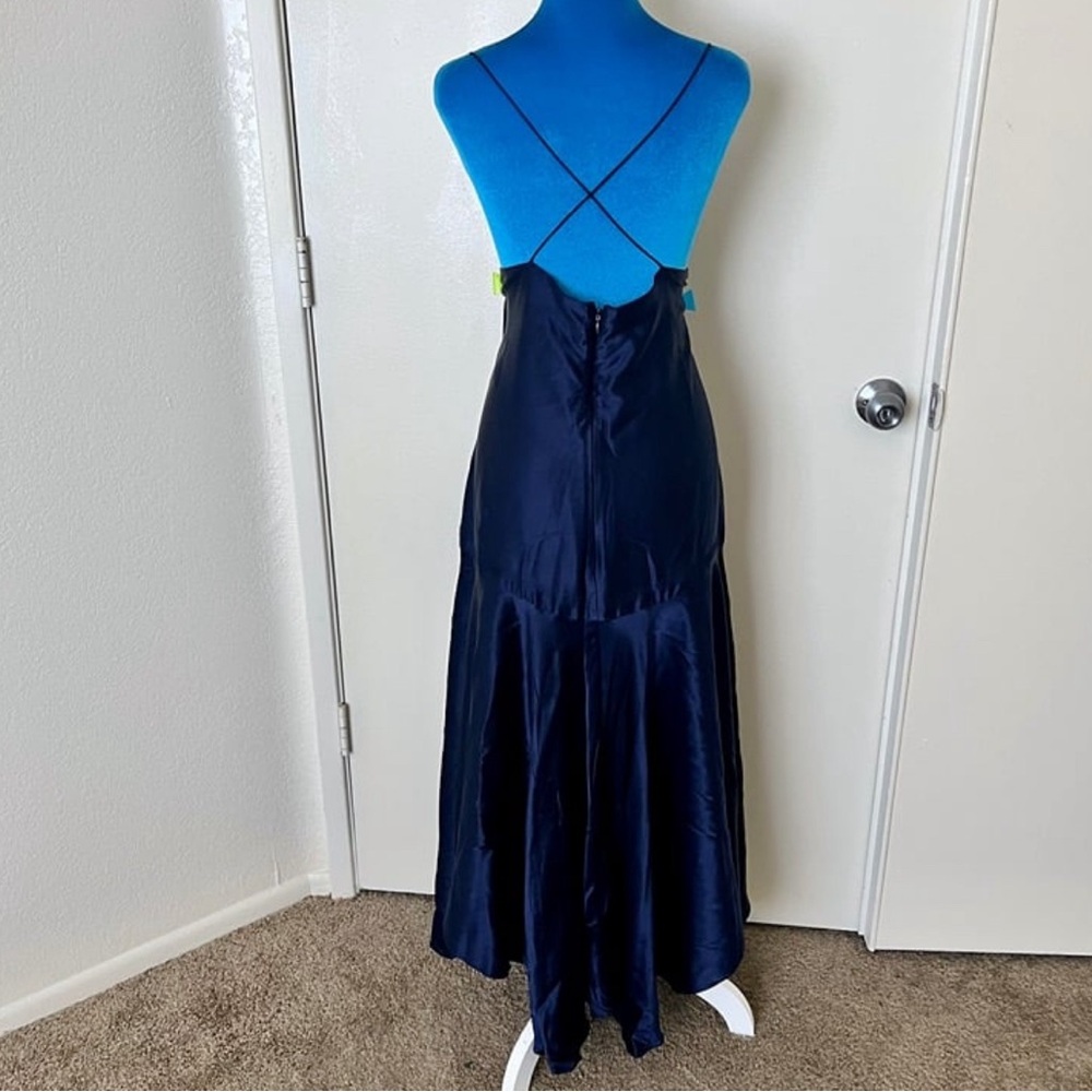 Ralph Lauren Navy Midi Dress - Picture 5 of 8